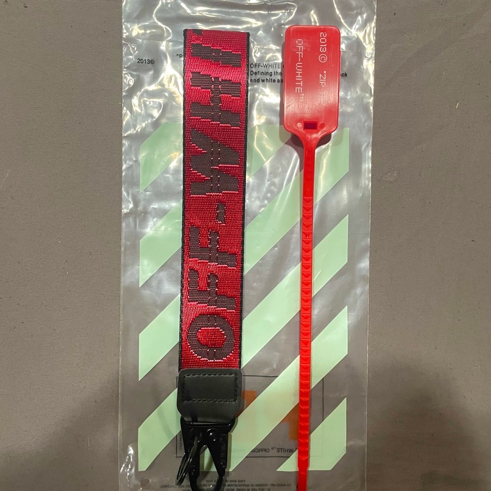 Black Off-White Keychain